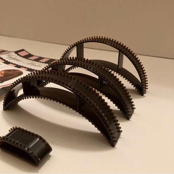 5pc BUMPITS Big Happie Hair Volumizing Plastic Inserts Y2K Dark Chocolate Brown - Picture 14 of 17